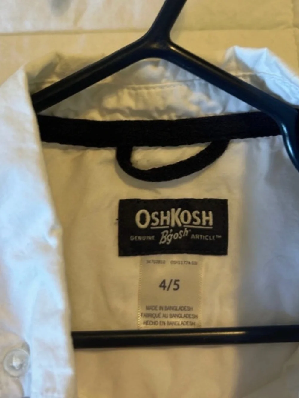 OshKosh B'gosh White Button Down Shirt
